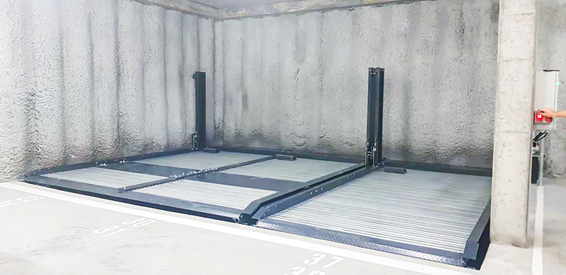 地坑式停車提高停車效率，還能省下不少空間